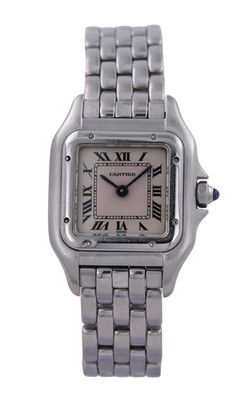 Damen CARTIER Panthere Quarz Stahl - 1320 - Box & Papiere - kleines Etui 22 mm