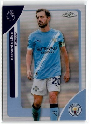 2026 Topps Chrome Premier League Refractor Bernardo Silva #123 Manchester City