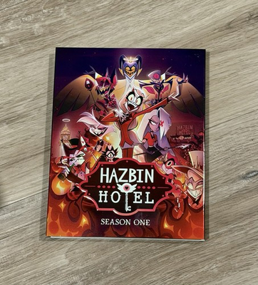 #ad Hazbin Hotel Season 1 Blu Ray 2 Disc set w Fold Out Poster NO PROMO CARD $18.95