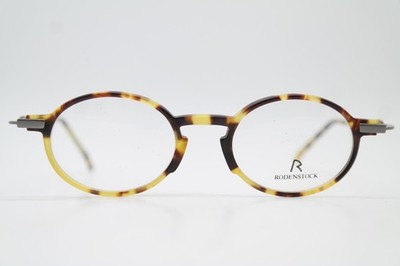 Vintage Brille Rodenstock R 7238 Braun Silber Oval Brillengestell eyeglasses