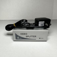 4-Port Video Splitter VGA/SVGA/XGA/Multi Sync 250MHz/350MHz 1920x1200 Resolution