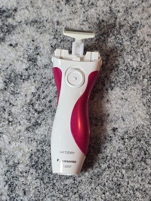 Panasonic ES2207 Womens Wet Dry Body Shaver Pink Rechargeable