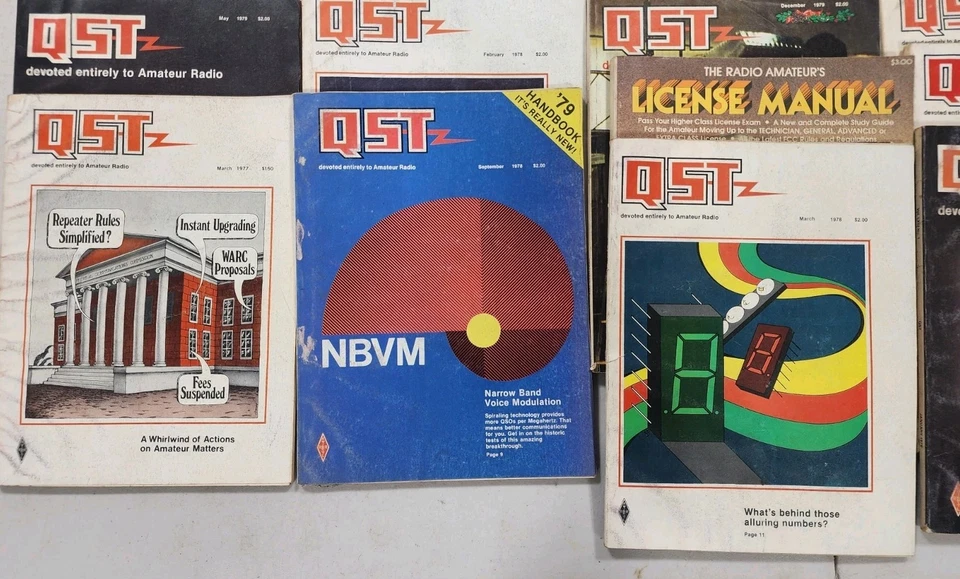 QST Amateur Radio Magazine Lot Of 27 Late 1970s - Image 2 of 4