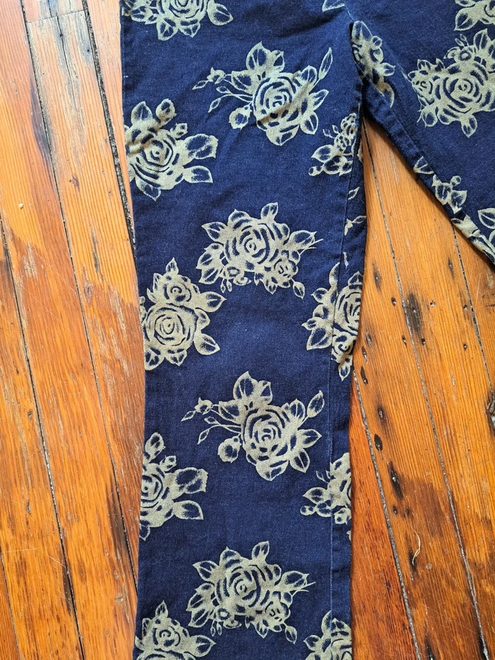 Jeans Forenza Vintage Denim Rosa Metálico Elastizados Pierna Recta Talla S Mascota Años 80 90 Foto 2 de 4