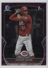 2023 Bowman Draft Chrome Fuchsia Lunar Refractor /199 Connor Burns #BDC-159 f9s