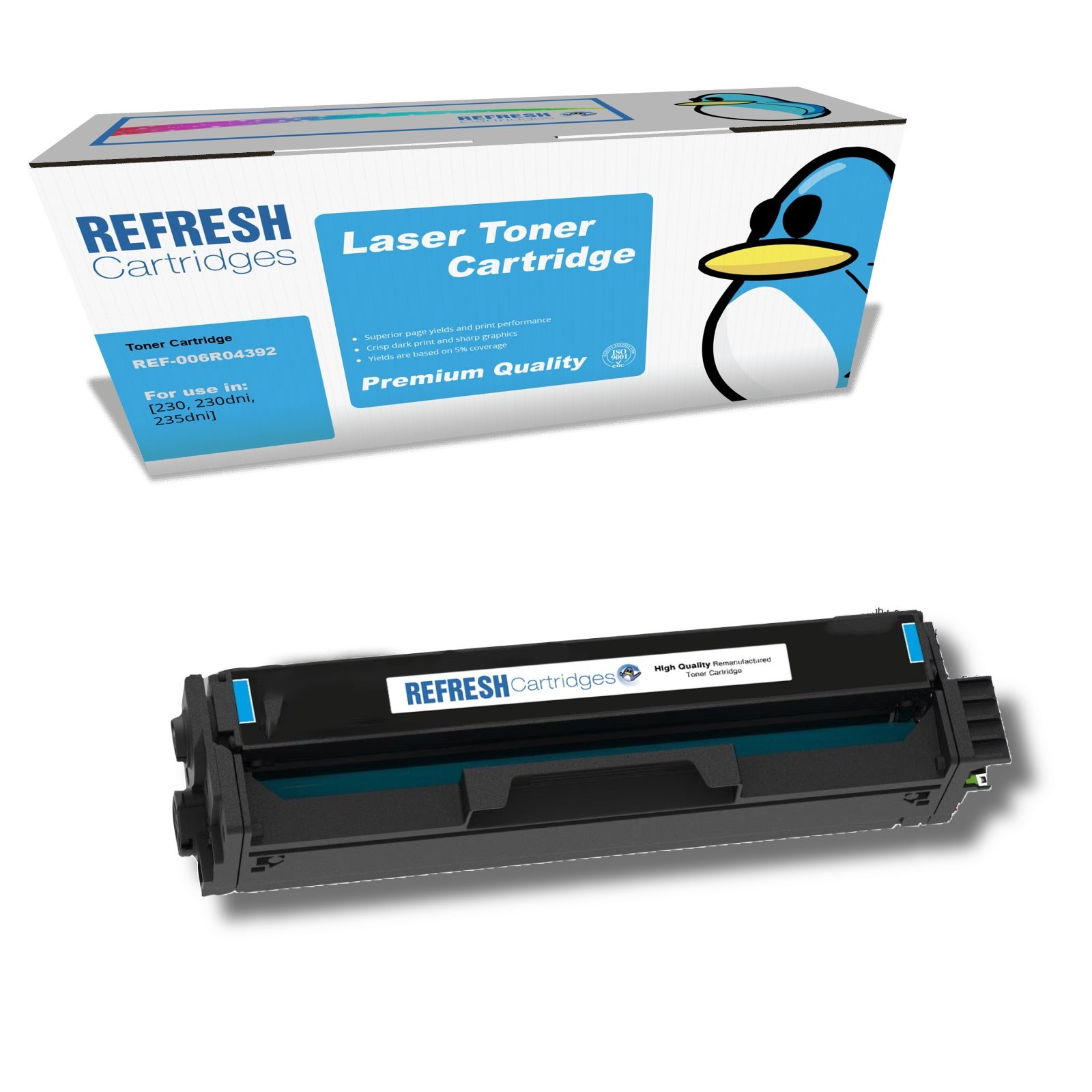 Refresh Cartridges Cyan 006R04392 Toner Compatible With Xerox Printers