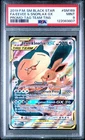 2019 POKEMON SM BLACK STAR PROMO TAG TEAM TINS FULL ART/EEVEE & SNORLAX GX PSA 9