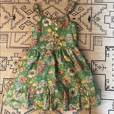 GAP 100 Cotton Tiered Ruffled Floral Sundress