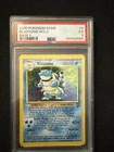 Pokemon 2000 Base Set 2 Blastoise Holo Psa 5 RARE HAND SWIRL!