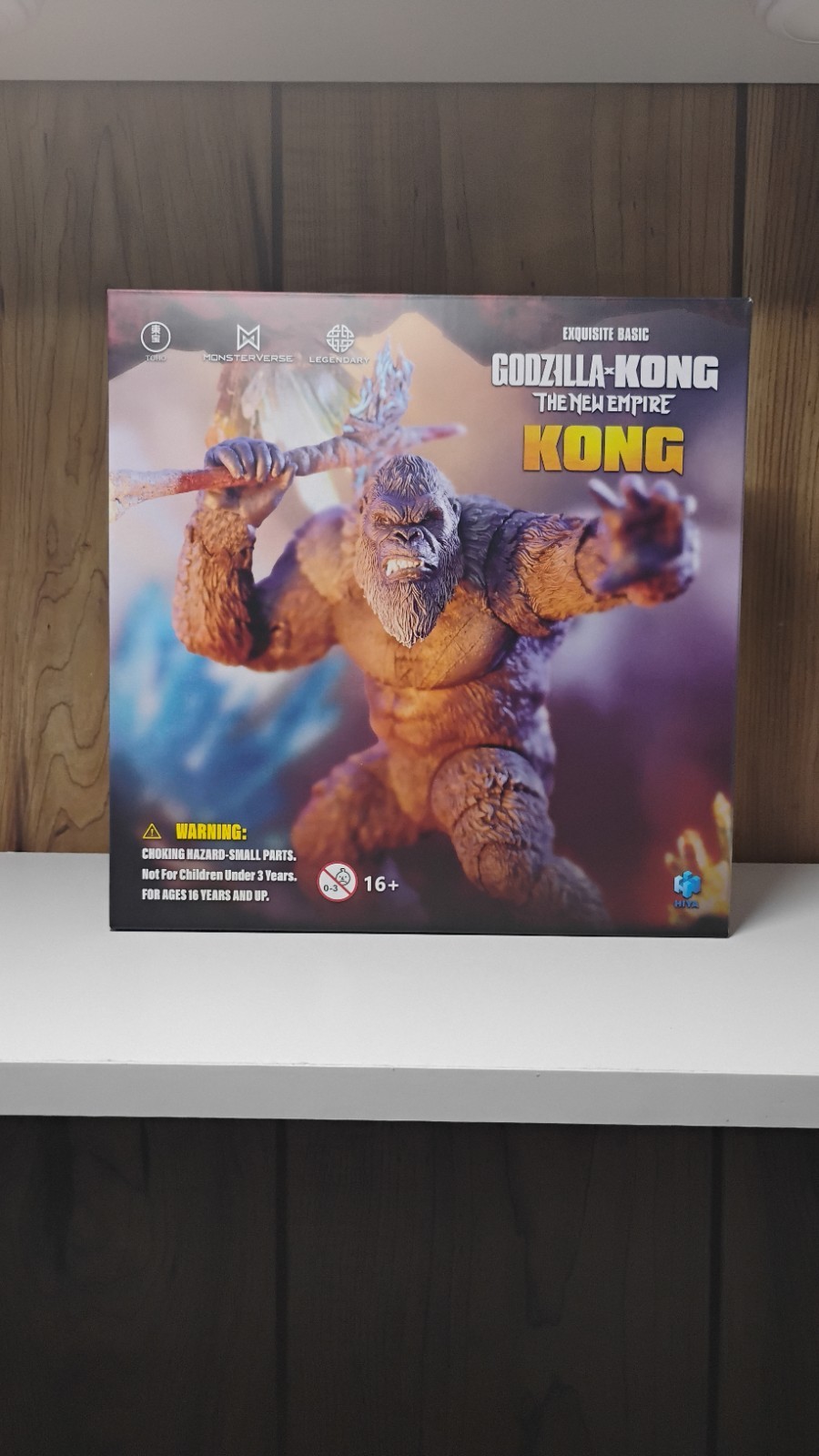 *USED Hiya Toys Kong Action Figure Godzilla x Kong The New Empire w/ Accessories