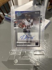 Darnell Mooney Auto Donruss Clearly Rated Rookie RC RR-DMO /35 Auto Falcons
