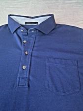 MEN'S XL GREYSON GOLF POLO SHIRT ROYAL BLUE STRETCH KNIT PERFORMANCE W/POCKET