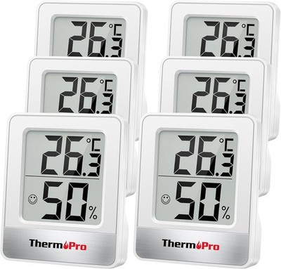 Digitales Hygrometer Innenthermometer Temperaturmonitor Feuchtigkeitsmesser 6