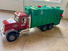 EUC Bruder MACK Granite Rear Loading Garbage Truck