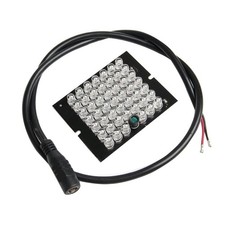 1 Pcs DC 12V 1A Invisible CCTV 48-LED Night Vision 940Nm IR Infrared Illuminator