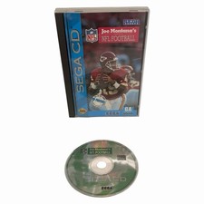 Joe Montana's NFL Football (Sega CD, 1993) Complete w/ Manual + Reg Card Tested