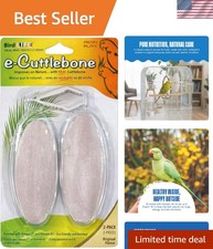 Durable Bird Cuttlebone 2 Pack - Immune Support  Feather Health Essential