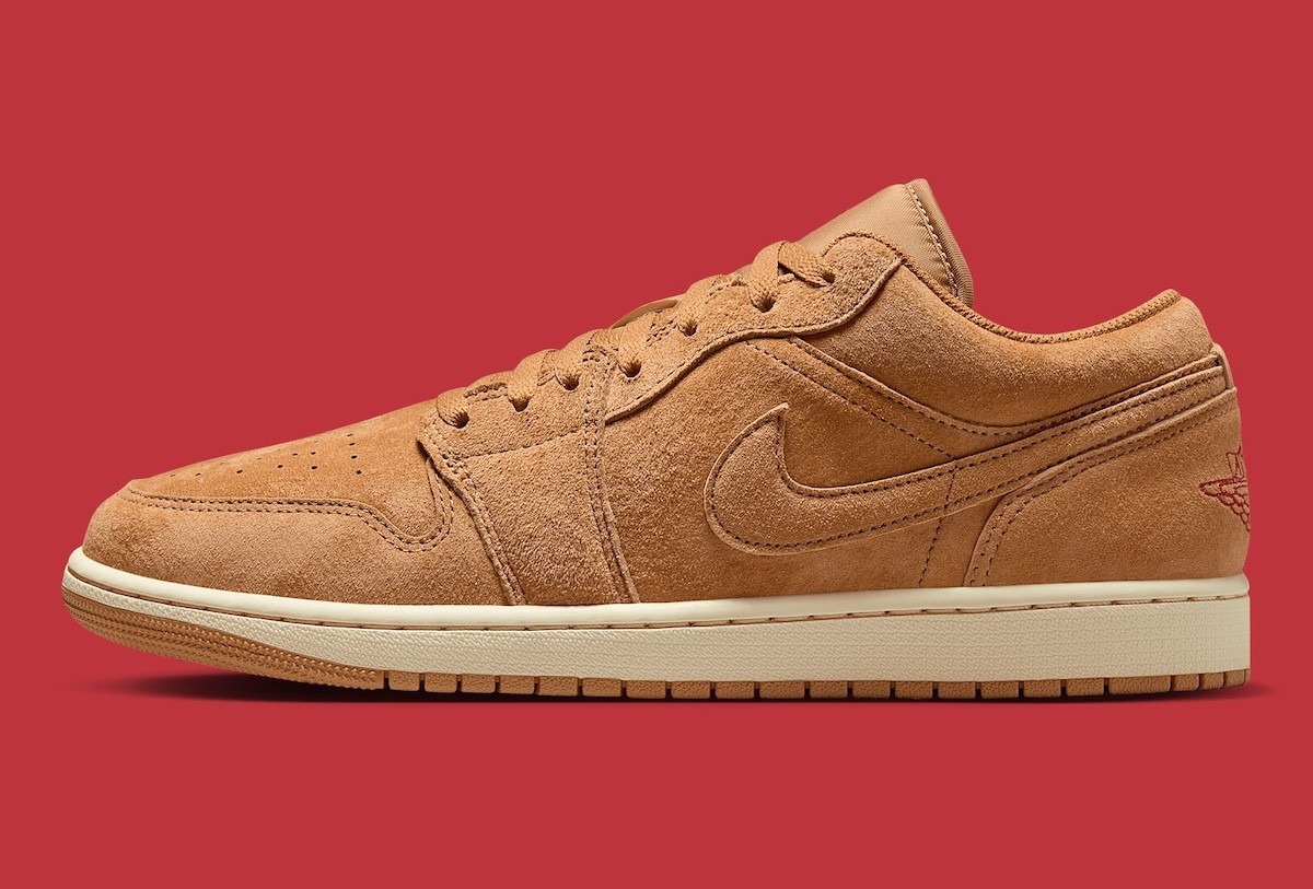 Nike Air Jordan 1 Low Flax Wheat HV4089-200 Men's Shoes NEW thumbnail 2