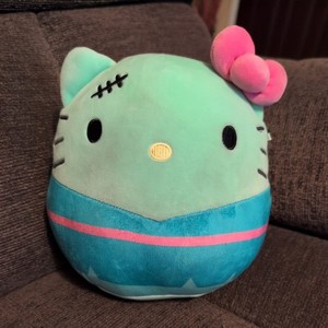 Squishmallow 8" Frankenstein/Zombie Hello Kitty Sanrio Halloween Kellytoy Plush