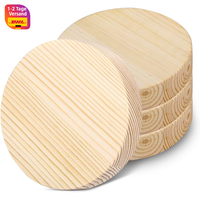 Runde Holzscheiben 10 Cm 20 Mm Dicke Naturholz 4Er Pack Basteln Diy Deko