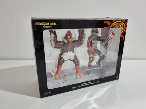 MINICHAMPS 312980146 Statuetta+Pollo V. Rossi, GO 250 Barcellona 1999 #NUOVO - Foto 5 di 7