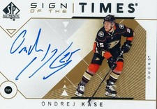 2018-19 SP Authentic Sign of the Times #SOTT-OK Ondrej Kase G