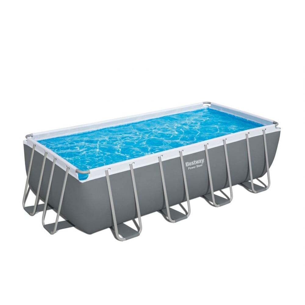 Piscina Elevada desmontable Bestway 56670 Rectangular Power Steel 488x244x122 cm