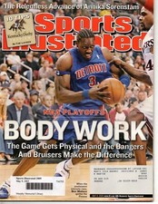 Sports Illustrated Magazine May 9 2005 Ben Wallace Pistons Annika Sorenstam