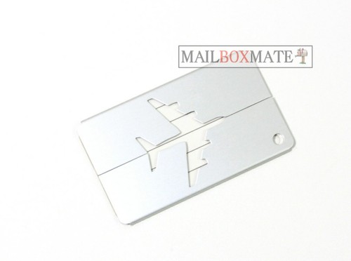 Luggage Tags Suitcase ID Card Name Metal Label Baggage Address Travel Holiday - Picture 12 of 17