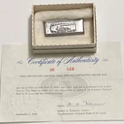 Vintage Boatmen’s National Bank 2 Oz .999 Silver Bar-Only 1000-!!Original Box!!