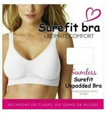 LADIES SEAMLESS BRA Comfort Fit STRETCH Pull Up SPORT, SUPPORT, SHAPEWEAR BRA