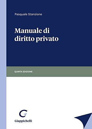 9788892139374 Manuale di diritto privato - Pasquale Stanzione