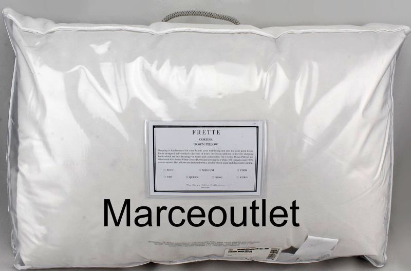 Frette Down Collection Cortina Goose Down QUEEN Pillow MEDIUM Density