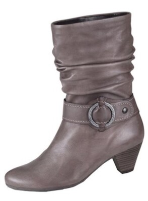 Stiefel GABOR Comfort Schuhe Nappaleder Gr 38,  (UK 5 ) Farbe Taube