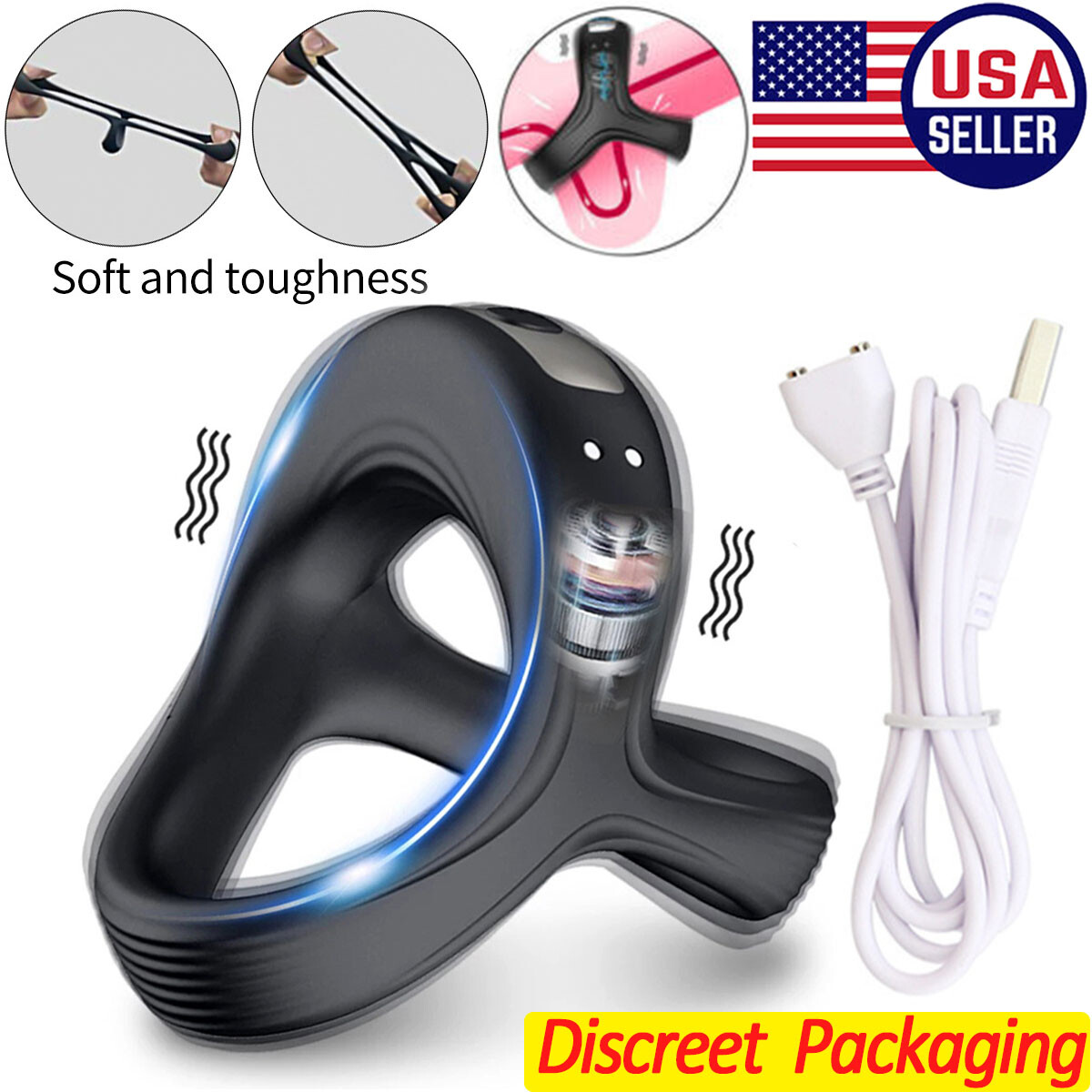 Vibrating Penis Cock Ring Sling Sleeve Ball Stretcher Male Enhancer Sex Toy Men | eBay Vibrating Penis Cock Ring Sling Sleeve Ball Stretcher Male Enhancer Sex Toy Men | eBay