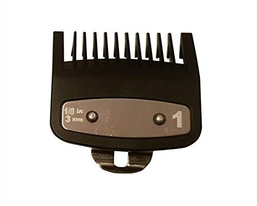 Guide Comb With Metal Attachment Clip (1/8in" -3mm), (1) fits Wahl clippers