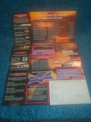 FUN FORD WEEKEND EVENT FLYER 2001 CPC-210 - Bild 3 von 4