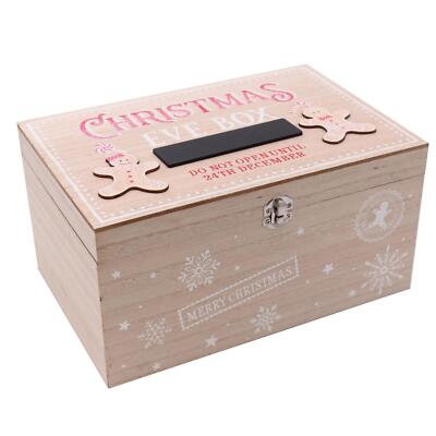 Heiligabend Geschenkbox Lebkuchen Holz