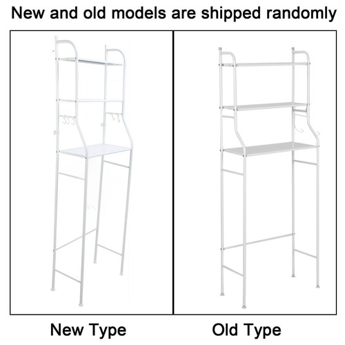 3‑Tier Iron Toilet Towel Storage Rack Holder Over Bathroom Shelf Organizer