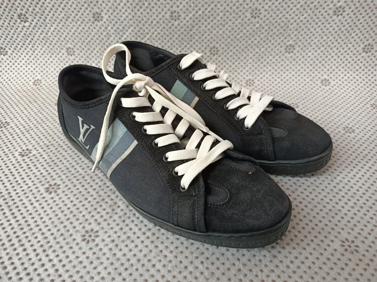 Authentic Louis Vuitton Mens Shoe Suede $1500. Louis Vuitton Epi Suede Monogram Mens Harlem Richelieu  main image 3