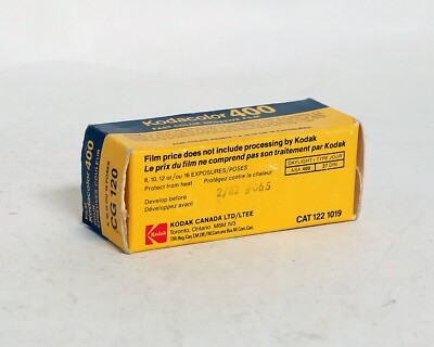 Kodak Kodacolor 400 CG 120 Medium Format Film NEW Expired | eBay