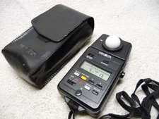 MINOLTA Auto Meter IIIF Hand-held Photo Exposure Light Meter Lightmeter w/ Case