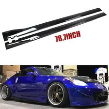 For Nissan 350Z 370Z Side Skirt Extension Splitter Spoiler Lip 2m/78.7inch