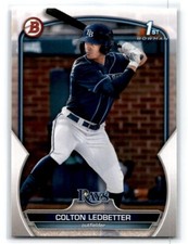 2023 Bowman 1st Colton Ledbetter #BD-34 Rays