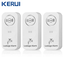 3pcs Wireless Water Detectors Battery Operated Leak Alert Water Leak Alarm 90 dB