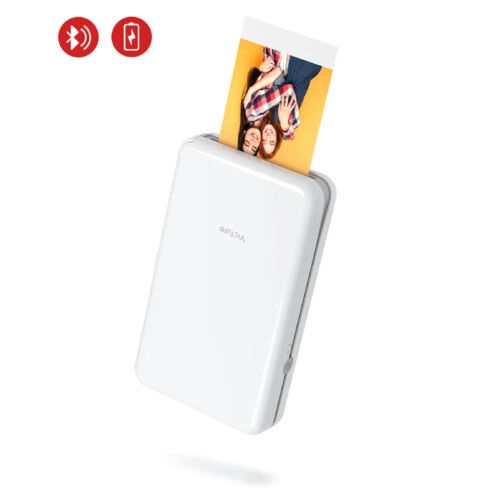 Victure 3x3 Portable PT330 Photo Printer Bluetooth Rechargeable Wireless NEW