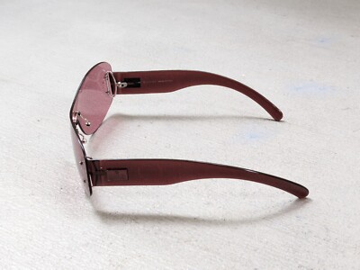 Gucci Sunglasses GG2448/N/S Pink Lenses Shield 69-15 145 Italy Y2K