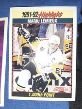 1992-93 Score #448 Mario Lemieux Pittsburgh Penguins MVP HOF NHL LEGEND