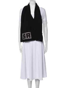 SONIA RYKIEL Wool Printed Scarf Made in France