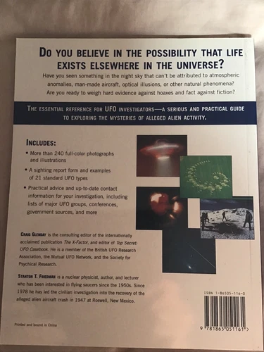 The UFO investigators Handbook Craig Glenday Foreword By Stanton Friedman - Picture 2 of 2